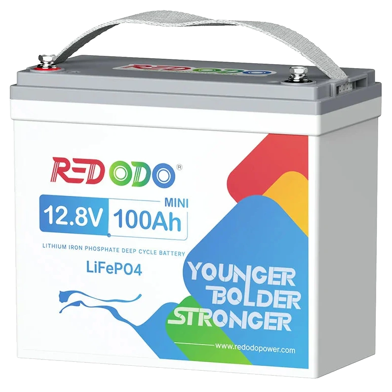 Літієва акумуляторна батарея Redodo 12.8V 100Ah Mini 1280Вт*г LiFePO4