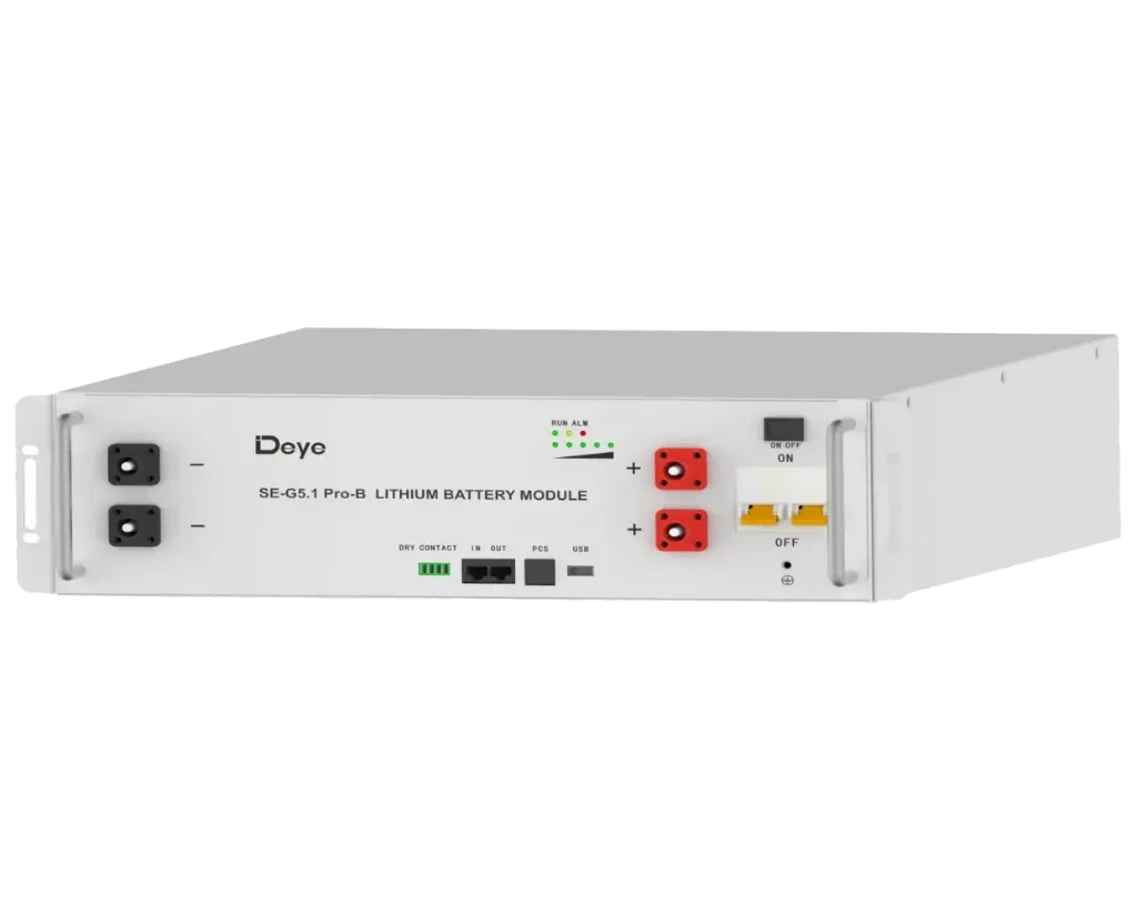 Літієва акумуляторна батарея Deye SE-G5.1 Pro-B 51.2В 100А*год 100А