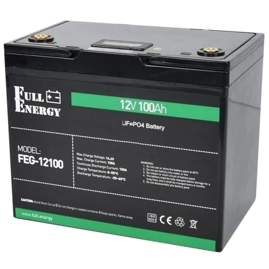Літієва акумуляторна батарея Full Energy FEG-12100 12В 100А*год 100А