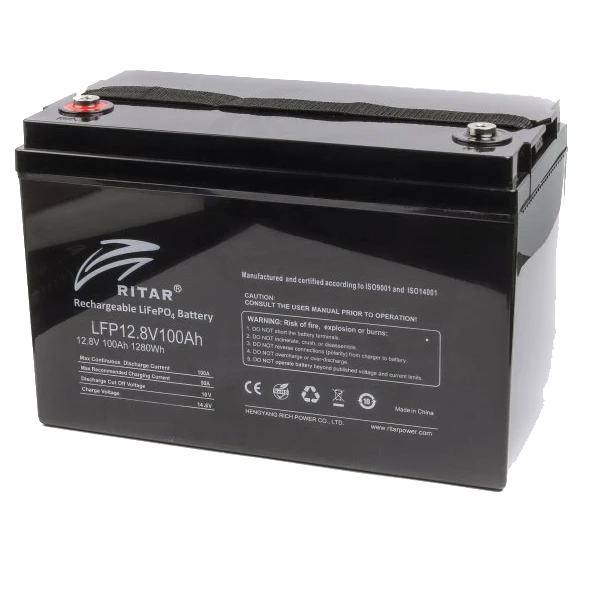 Акумуляторна батарея з bluetooth Ritar LFP12.8V100AH