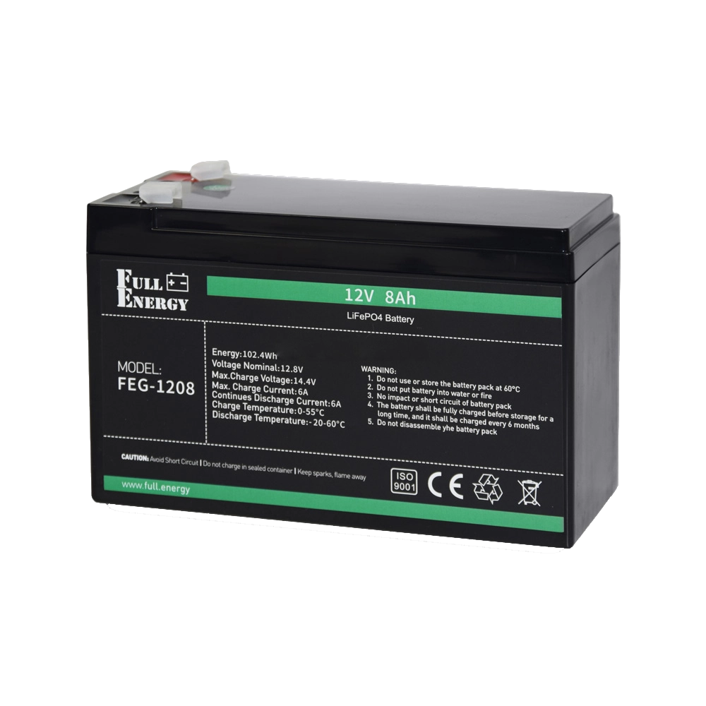 Літієва акумуляторна батарея Full Energy FEG-128 12В 8А*г