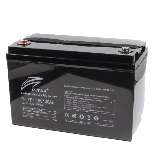 Акумуляторна батарея з bluetooth Ritar R-LFP12.8V100AH
