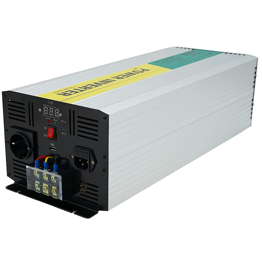 Інвертор напруги 12V/220V, 4000W з правильною синусоїдою RITAR RSCU-4000