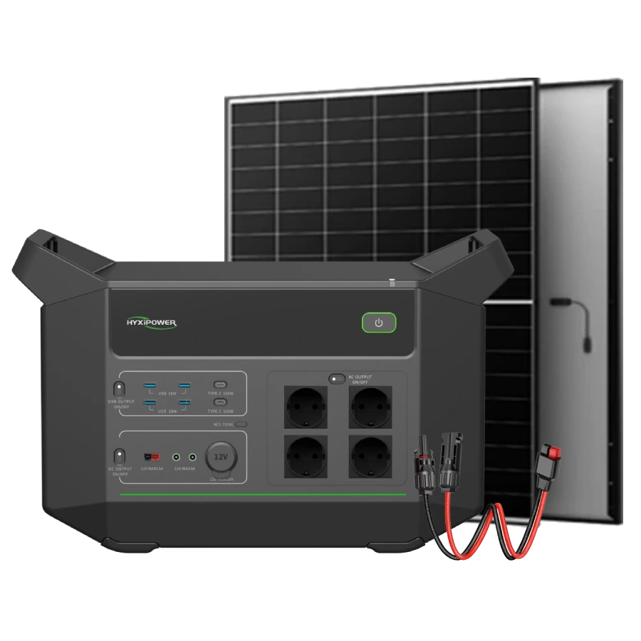 Система автономного живлення однофазна HYXiPower HYX-EA2500 + AIKO-A475-MAH54Mw 475 Вт
