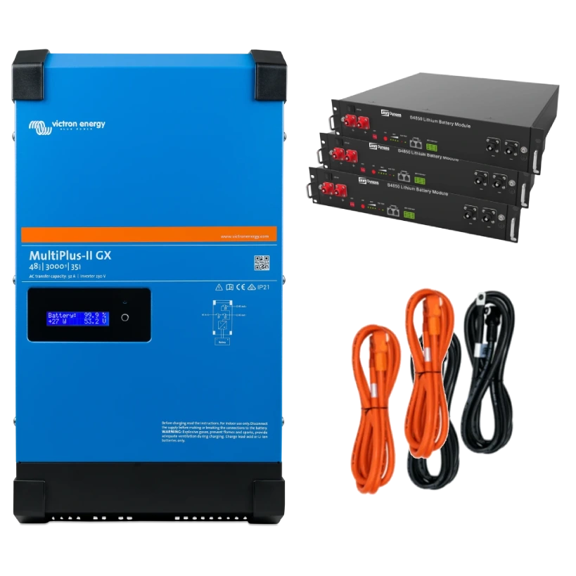 Система автономного живлення однофазна Victron Energy MultiPlus-II + Dyness 2.4кВт 7.2кВт•год