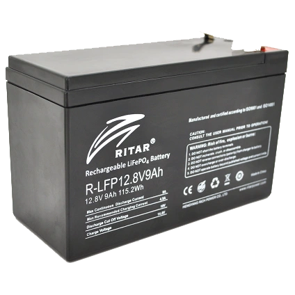 [elc5374] Літієва акумуляторна батарея Ritar LiFePO4 12.8В 9А*г