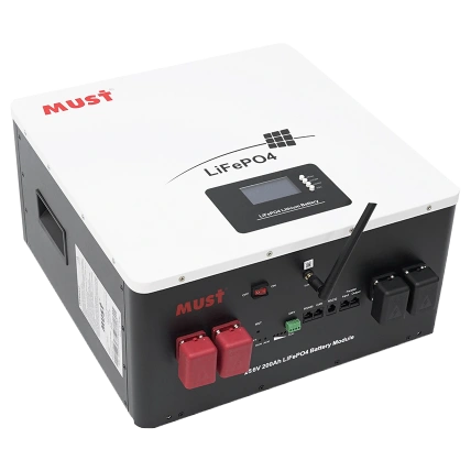 [elc5384] Літієва акумуляторна батарея Must LP16-24200 25.6В 200А*г