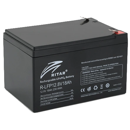 [elc5385] Літієва акумуляторна батарея Ritar LiFePO4 12.8В 18А*г