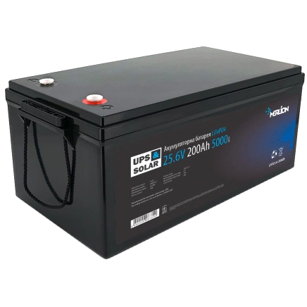 [elc5386] Літієва акумуляторна батарея Merlion LiFePO4 25.6В 200А*г