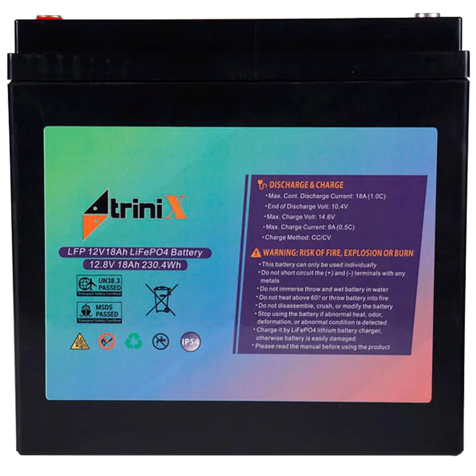 [elc5408] Акумуляторна батарея TRINIX LFP 12V18Ah LiFePo4