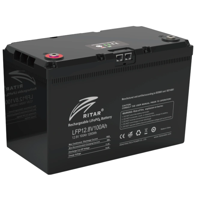 [elc5421] Акумуляторна батарея з bluetooth Ritar LFP12.8V100AHG24