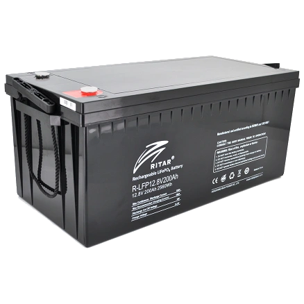[elc5435] Літієва акумуляторна батарея Ritar R-LFP12.8V200Ah 12.8В 200А*год 200А