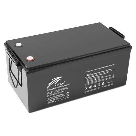 [elc5452] Літієва акумуляторна батарея Ritar R-LFP 25.6В 200А*год 200А
