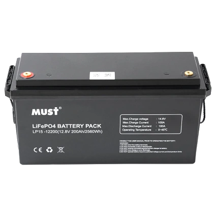 [elc5457] Літієва акумуляторна батарея Must LP15-12200 12.8В 200А*г