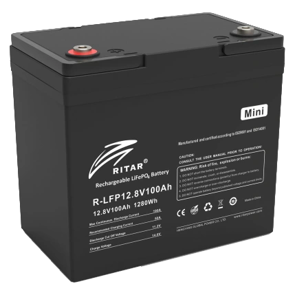 [elc5459] Літієва акумуляторна батарея Ritar LiFePO4 12.8В 100А*г