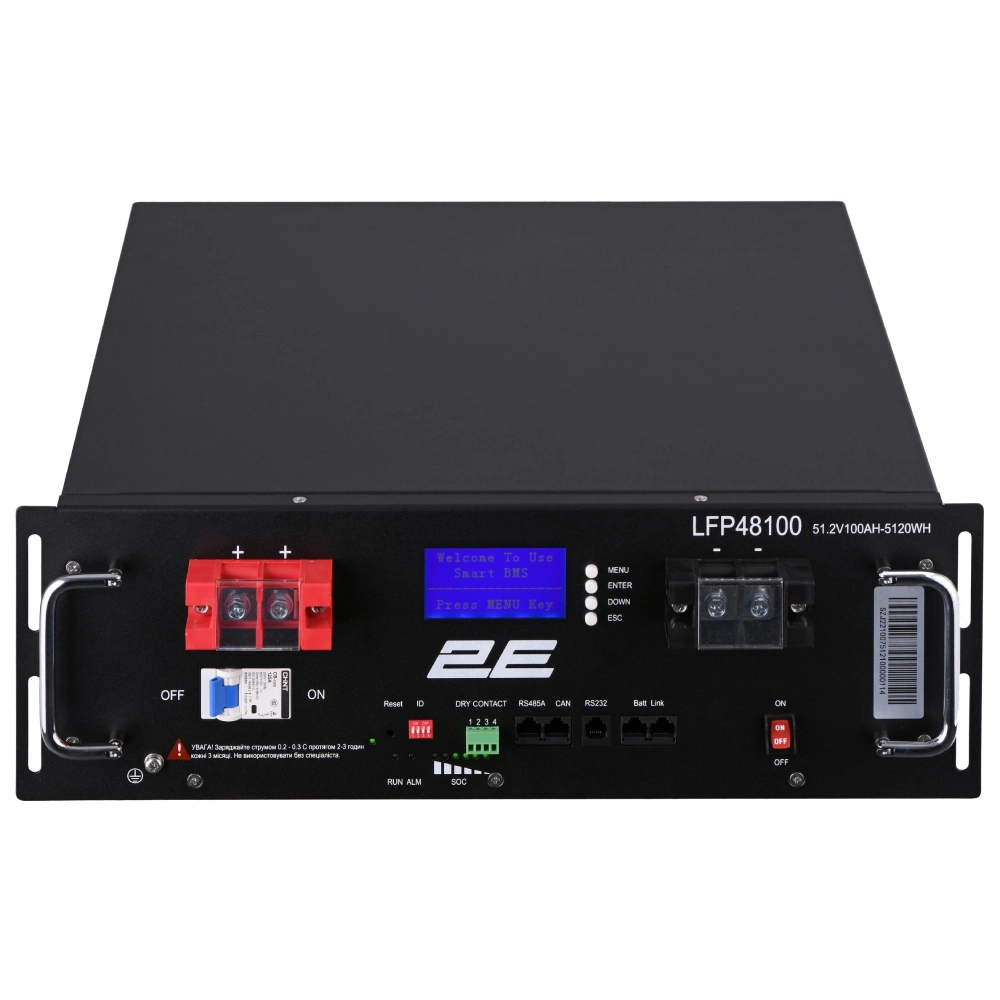 [elc5467] Літієва акумуляторна батарея 2E LFP48 100А*год 19" LCD 16S