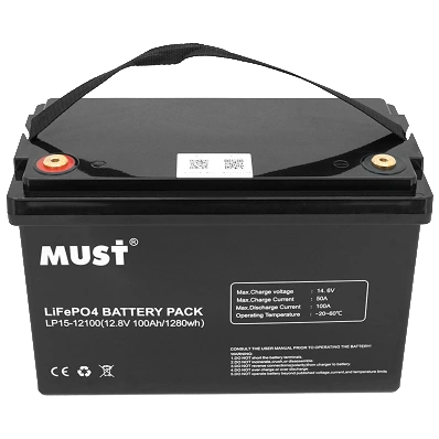 [elc5468] Літієва акумуляторна батарея Must LiFePO4 12.8В 100А*г