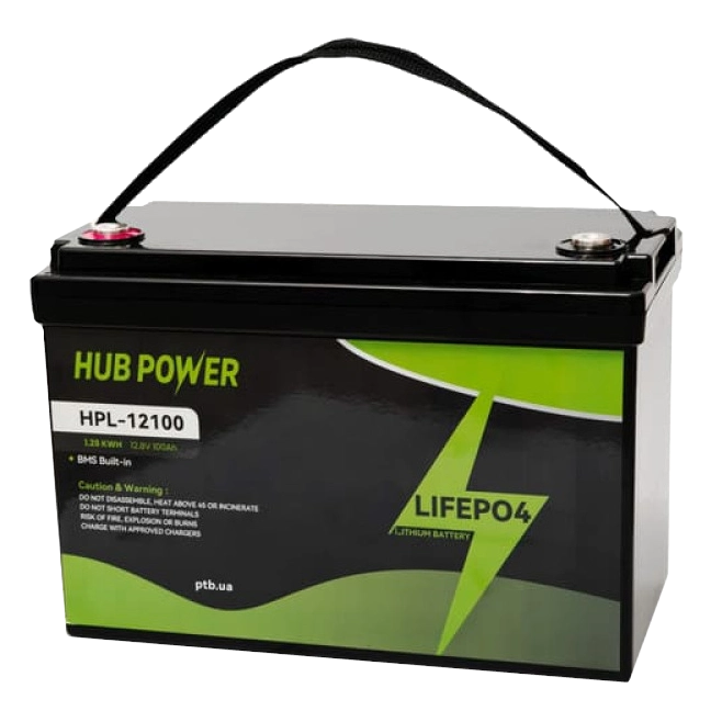 [elc5489] Акумуляторна батарея Hub Power HPL-12100 LiFePO4 12В/100А*г