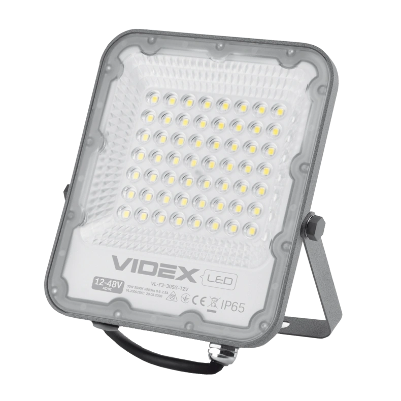 [elc5585] LED прожектор VIDEX PREMIUM 30W 5000K 12-48V