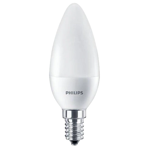 [elc5591] Лампочка 5W 500lm Philips Ecohome LED Candle E14 840B35