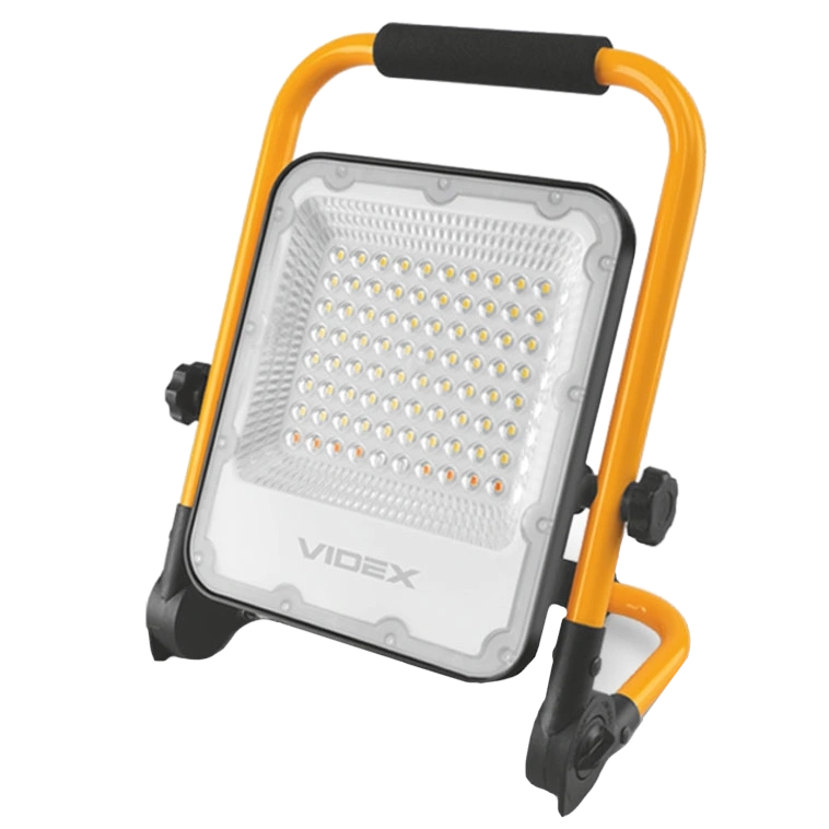 LED прожектор акумуляторний 50W 5000K 220V VIDEX PREMIUMVL-F2A-505