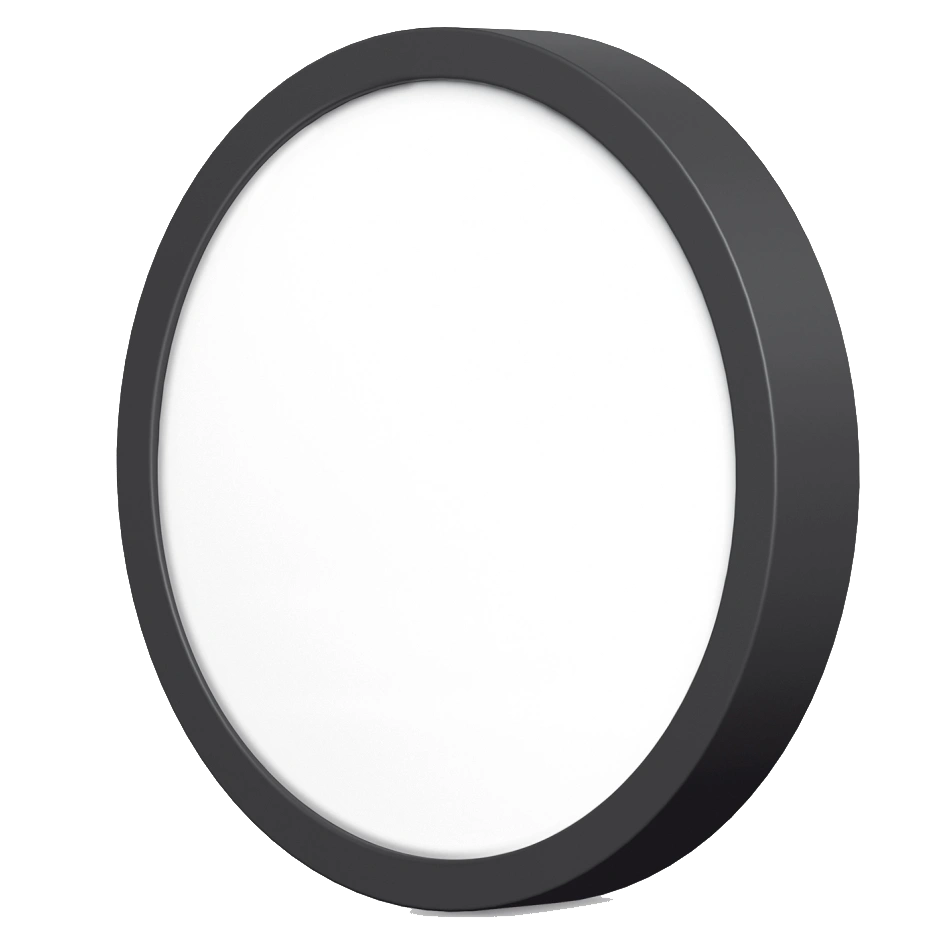 LED світильник круглий накладний VIDEX 18W 5000K Black