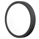 LED світильник круглий накладний VIDEX 18W 5000K Black