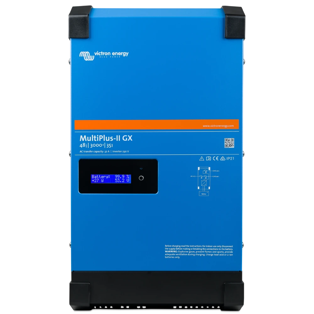 [elc5187] Інвертор Victron Energy MultiPlus-II GX 48/3000/35-32 однофазний чиста синусоїда