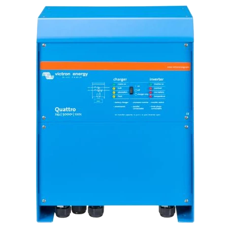 [elc5189] Інвертор VictronEnergy Quattro 24/5000/120-100/100 однофазний чиста синусоїда