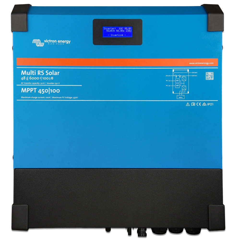 [elc5199] Інвертор Victron Energy Multi RS Solar 48/6000/100-450/80 сонячний однофазний чиста синусоїда