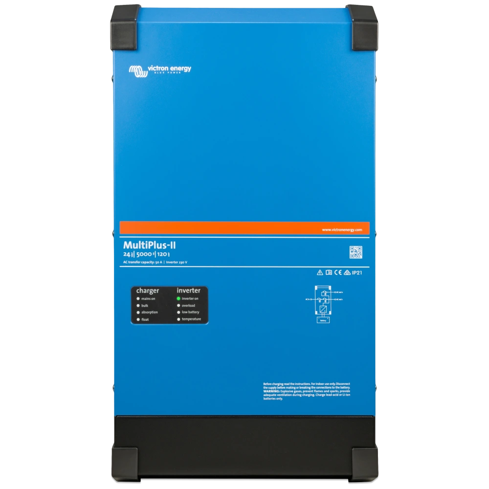 [elc5223] Інвертор VictronEnergy MultiPlus-II 24/5000/120-50 однофазний чиста синусоїда
