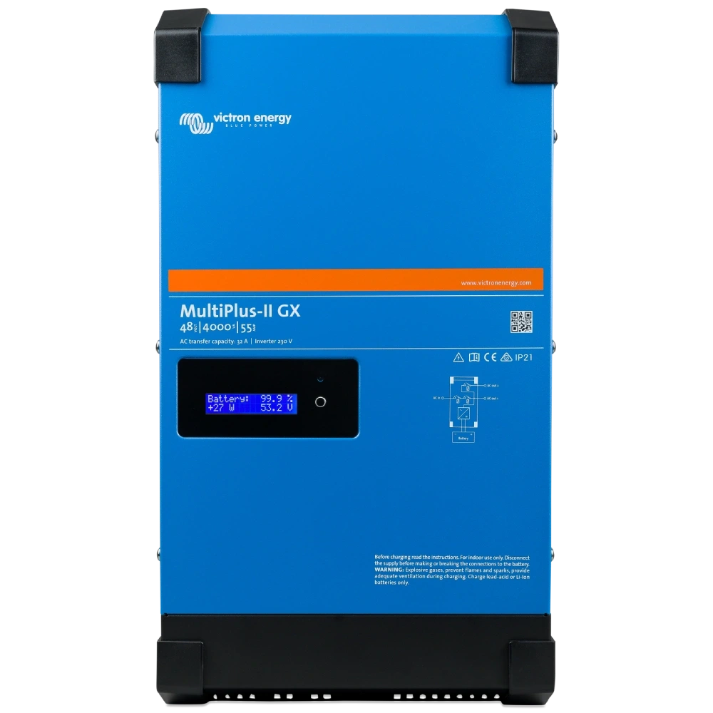 [elc5240] Інвертор VictronEnergy MultiPlus-II 48/4k5/55-32 GX 230V однофазний чиста синусоїда