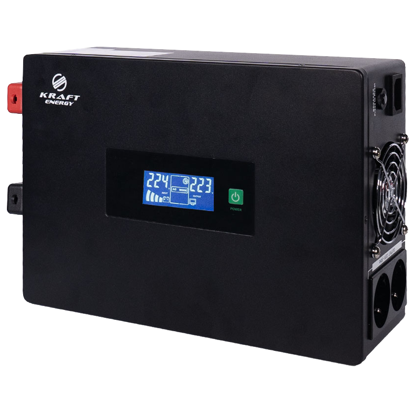 [elc5298] Інвертор високочастотний Kraft KRF-SAVR600VA/600W-12V